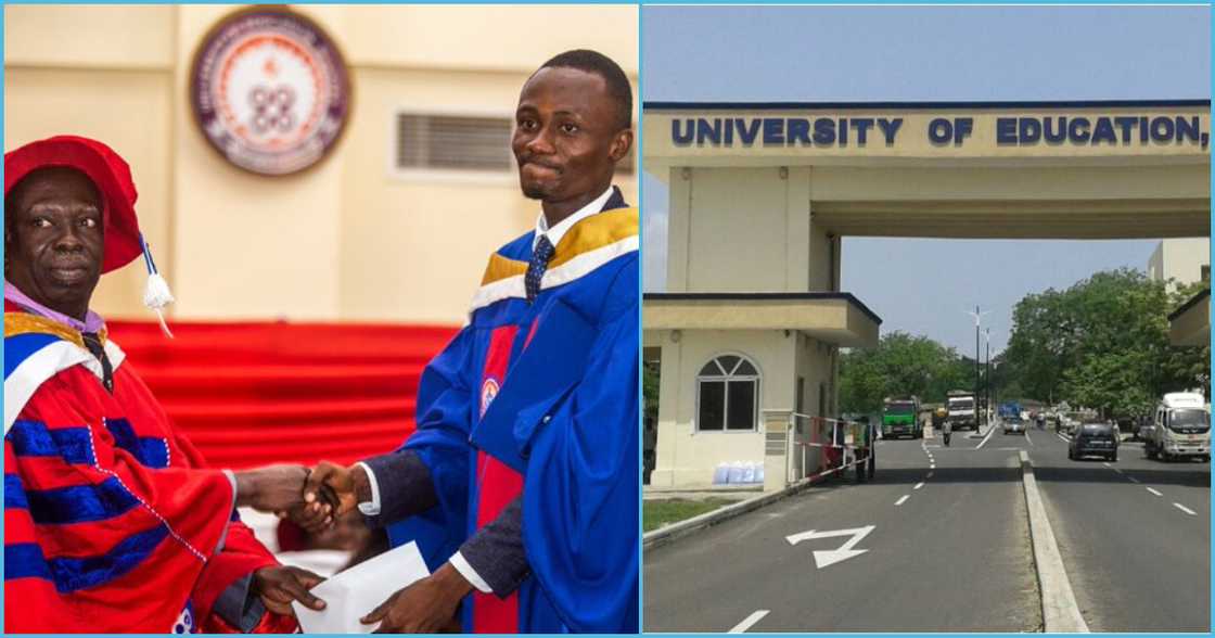 Photo of Richard Badu, UEW professor and university entrance