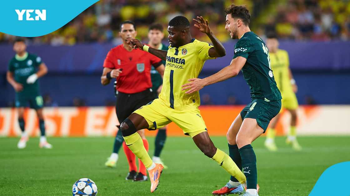 Thomas Partey, Partey blamed for Gonzalez injury, Man City fans react, City fans blast Partey, Partey injure Gonzalez, Partey injure Rodri, Villarreal, Manchester City, UEFA Champions League.