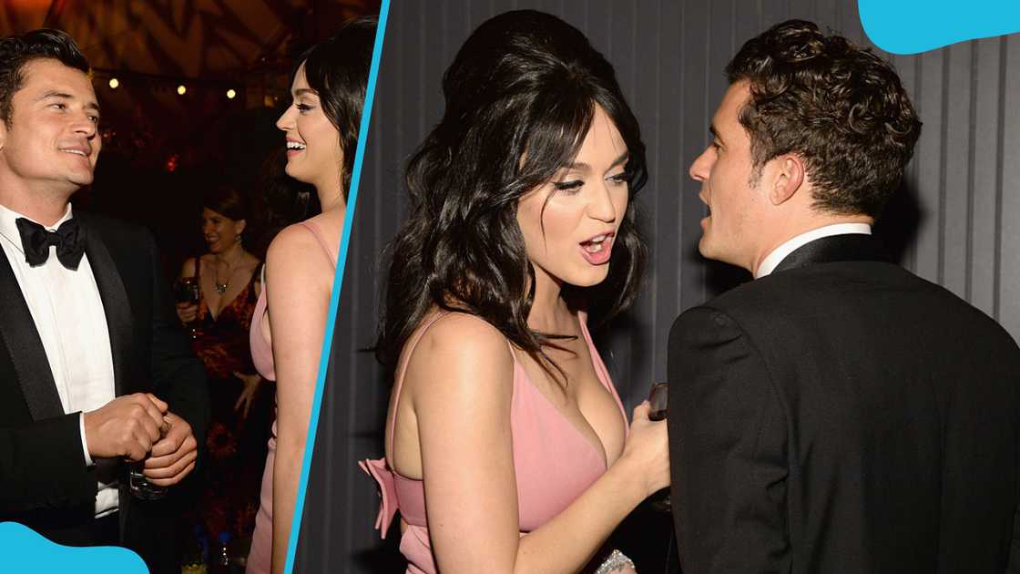 Orlando Bloom and Katy Perry at the 2016 Golden Globe Awards