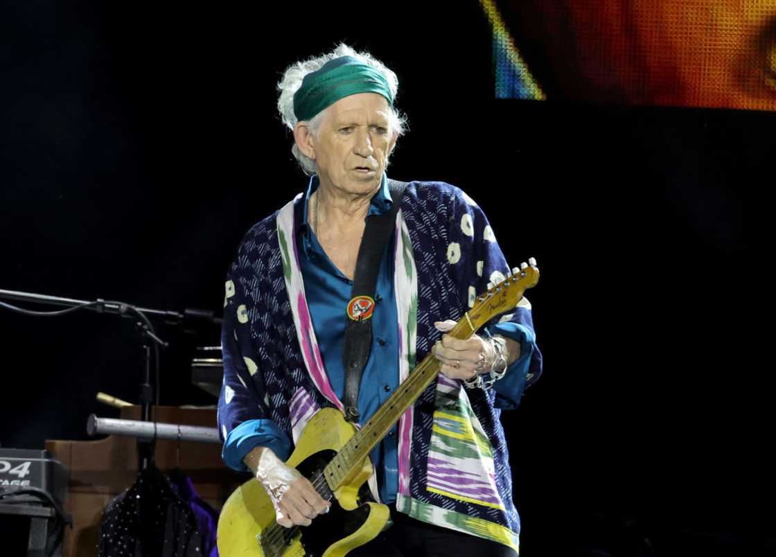 Keith Richards of the Rolling Stones performs onstage Keith Richards of the Rolling Stones performs onstage