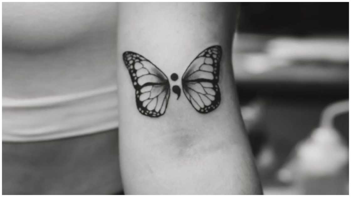 Semicolon tattoo meaning