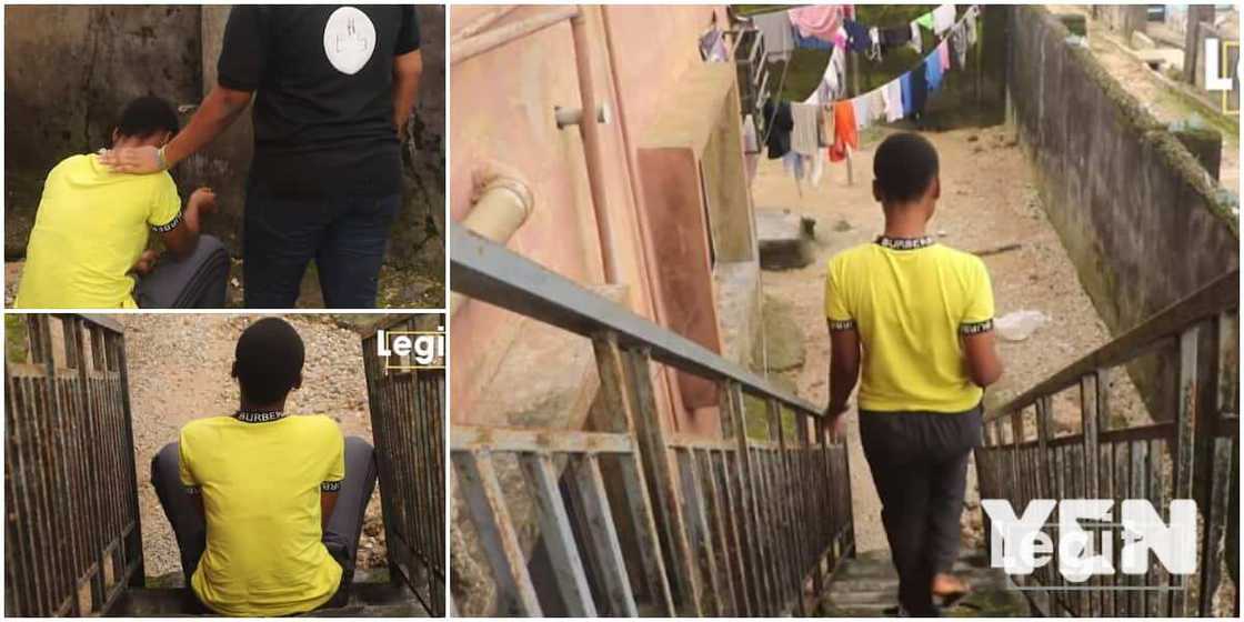 Young Nigerian lady shares how her father locked her up in a poultry for a year in shocking video Young Nigerian lady shares how her father locked her up in a poultry for a year in shocking video