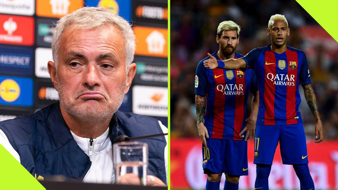 Jose Mourinho faced Neymar and Messi when he was Real Madrid coach Jose Mourinho faced Neymar and Messi when he was Real Madrid coach
