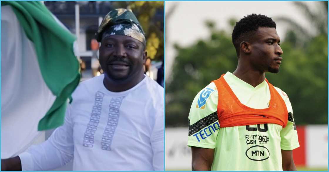 Photo of Nigerian man and Kudus Photo of Nigerian man and Kudus