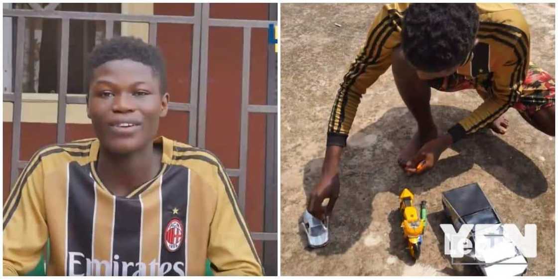 Young Nigerian boy who built small cars with aluminium zinc says he wants to work for Elon Musk Young Nigerian boy who built small cars with aluminium zinc says he wants to work for Elon Musk