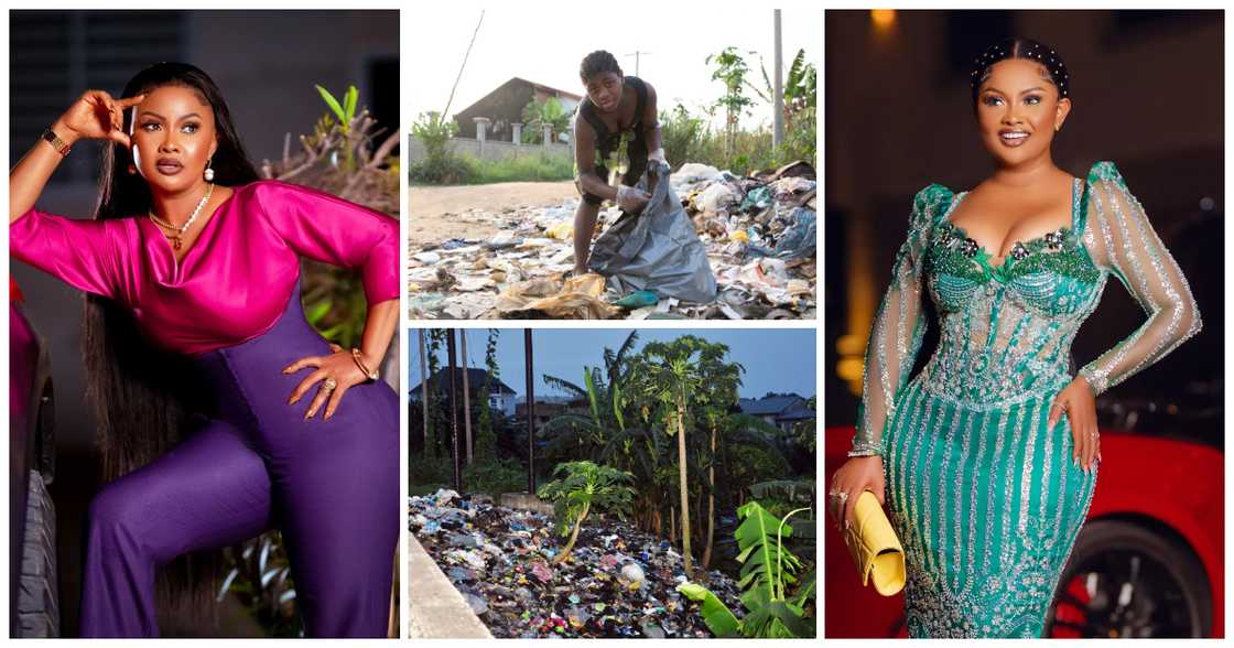 Nana Ama Mcbrown reveals that her house was close to Ashanti Region's biggest dumpsite