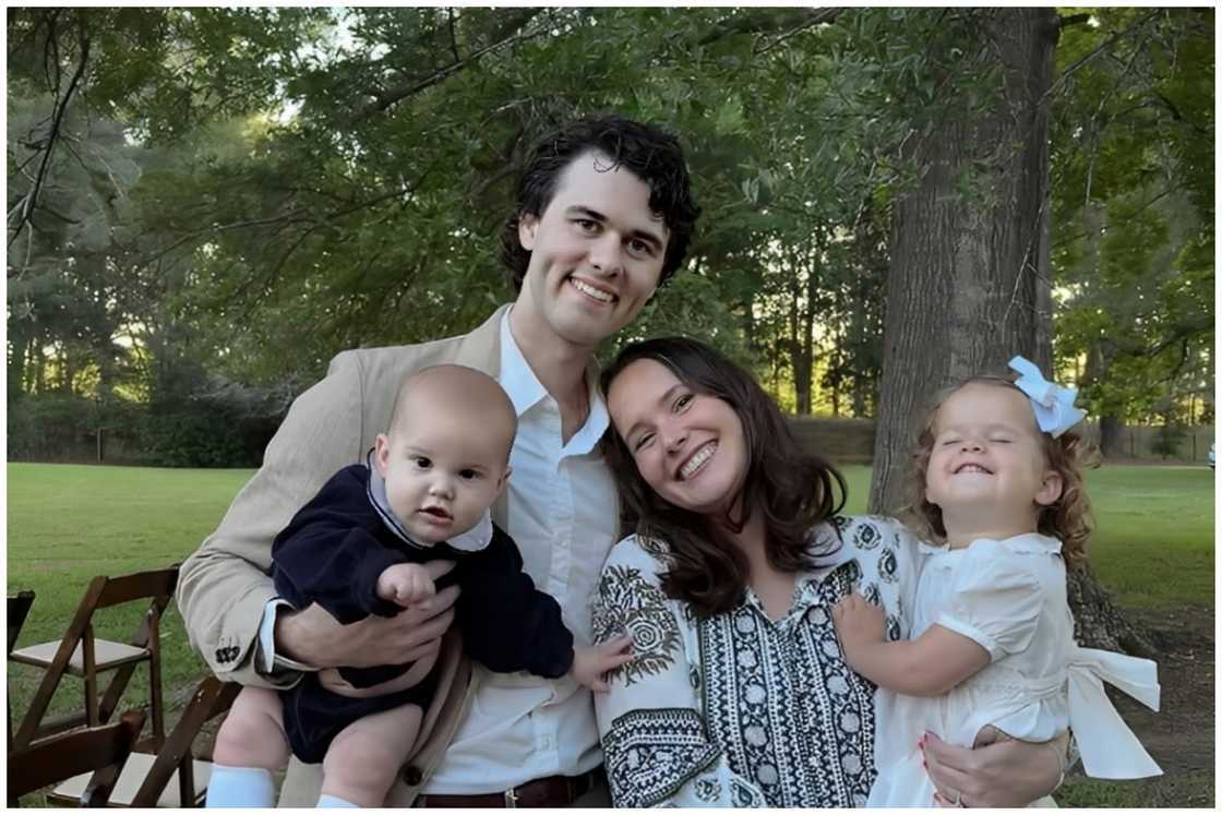 Luke and Kate with their two children, Ella and Wells.