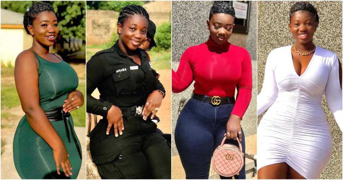 Ama Serwaa Dufie: 7 new photos of Ghana's 'hottest and curviest' policewoman
