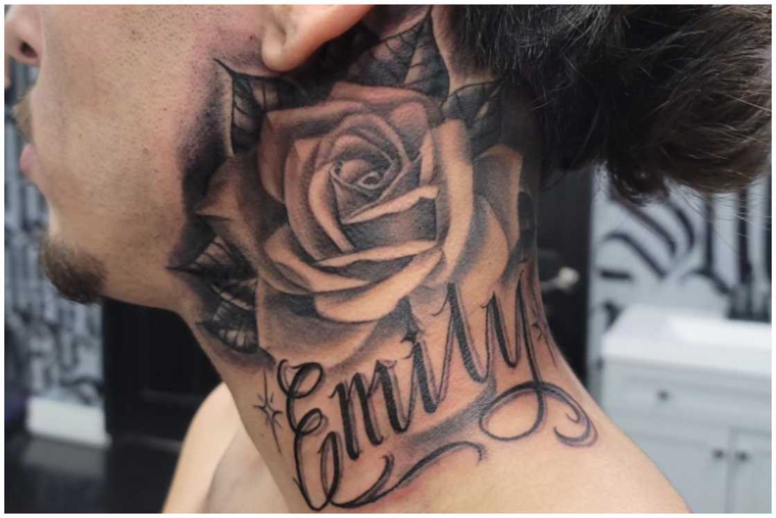 Neck tattoos for men Neck tattoos for men