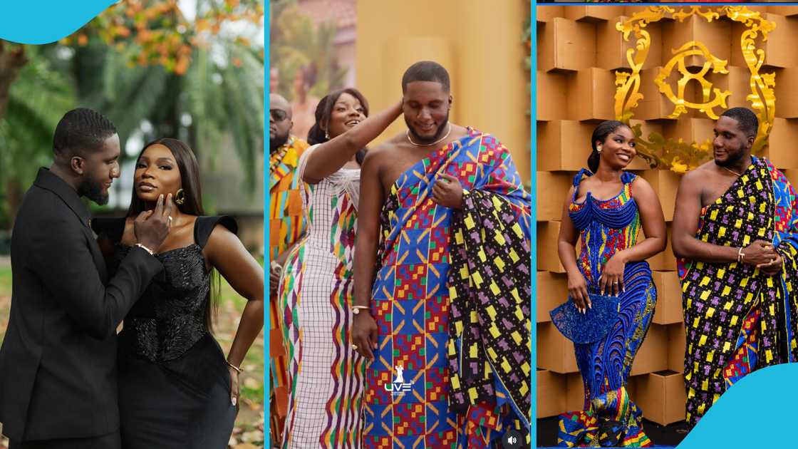 Anita Sefa Boakye's junior brother weds, Anita Sefa Boakye's sister-in-law, Anita Sefa Boakye's mother, Anita Sefa Boakye's kente styles