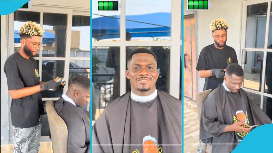 Cristiano Ronaldo Jnr, Legacy The Barber, Haircut, Hairstylist, Zionfelix Cristiano Ronaldo Jnr, Legacy The Barber, Haircut, Hairstylist, Zionfelix