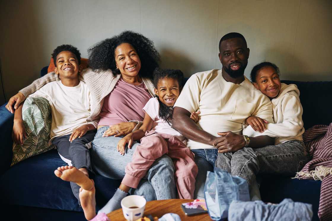 A happy family A happy family