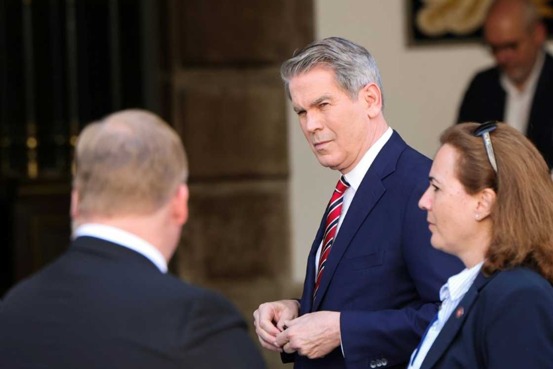 US Secretary of the Treasury Scott Bessent is holding talks with Chinese Vice Premier He Lifeng in Madrid US Secretary of the Treasury Scott Bessent is holding talks with Chinese Vice Premier He Lifeng in Madrid