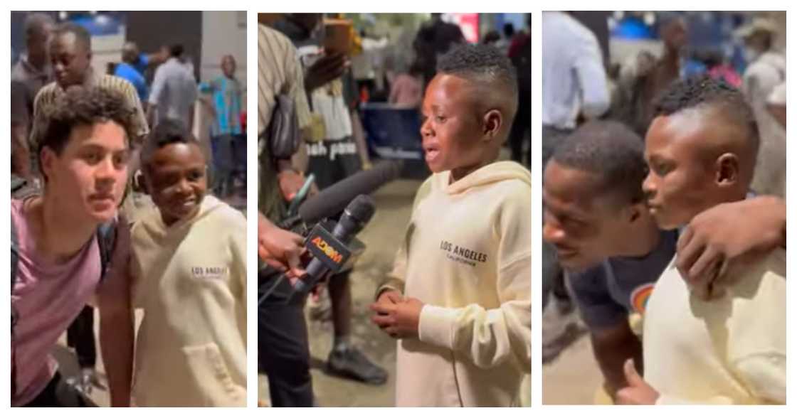 Yaw Dabo arrives at Kotoka Airport from Europe tour, causes massive stir