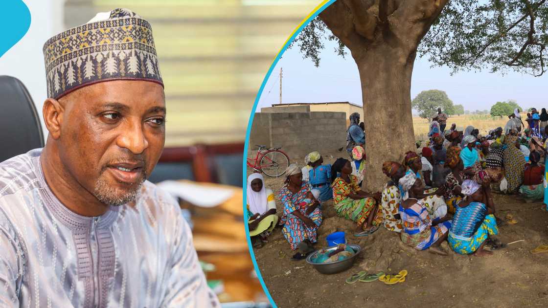 Côte d’Ivoire, Gbiniyiri, Savannah Region, 
Minister for the Interior Mohammed Mubarak Muntaka, land dispute