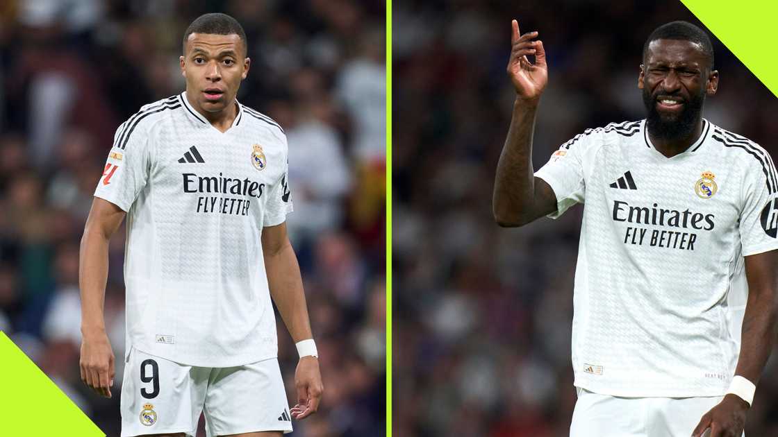 Kylian Mbappe defeated teammate Antonio Rudiger in training ahead of their match against Valencia, which has been postponed due to flash flooding.