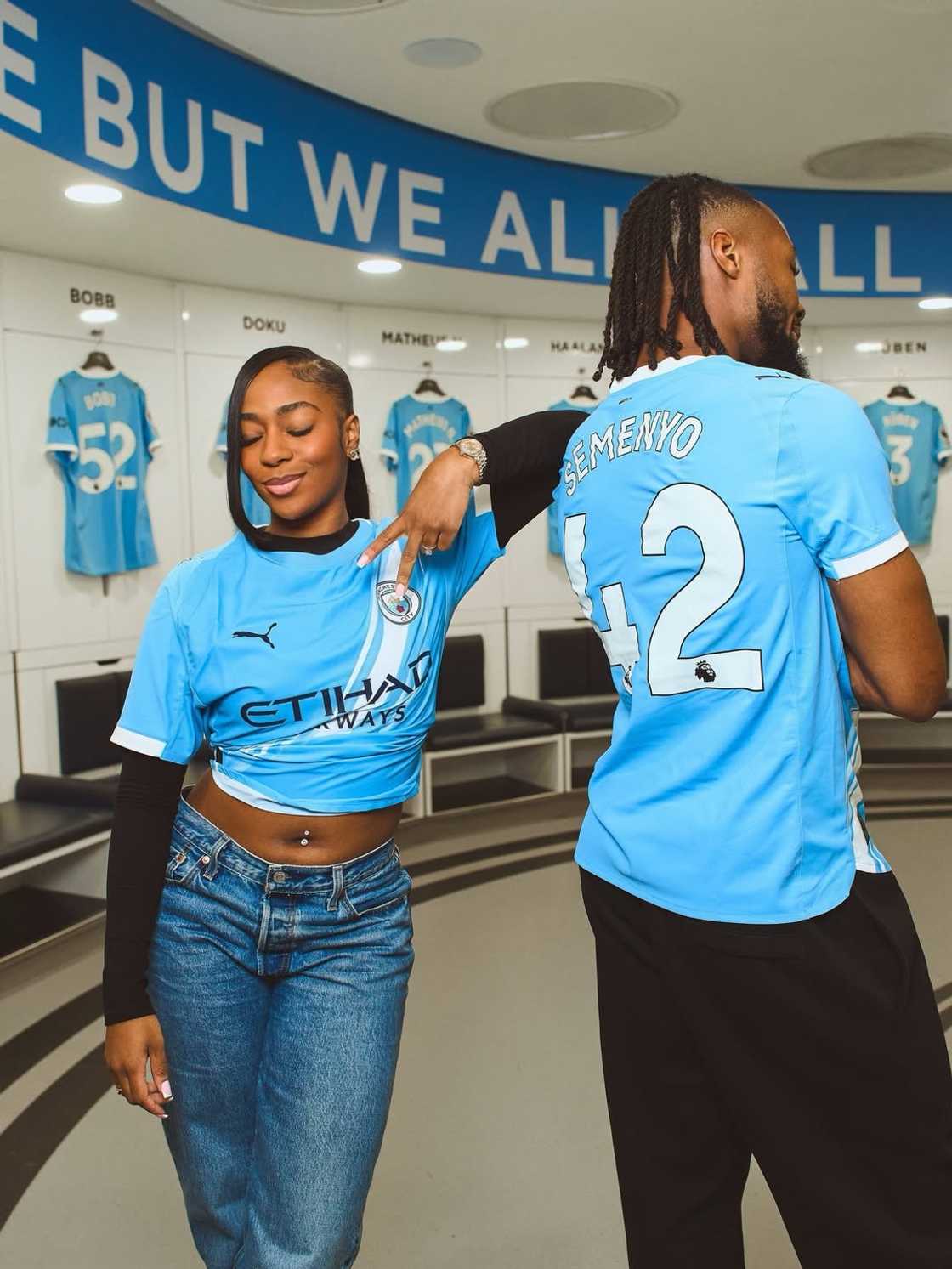 Antoine Semenyo and Jordan Buckley, Semenyo goals for Man City, Are Semenyo and Jordeen married?, Semenyo's private life, Semenyo Man City stats