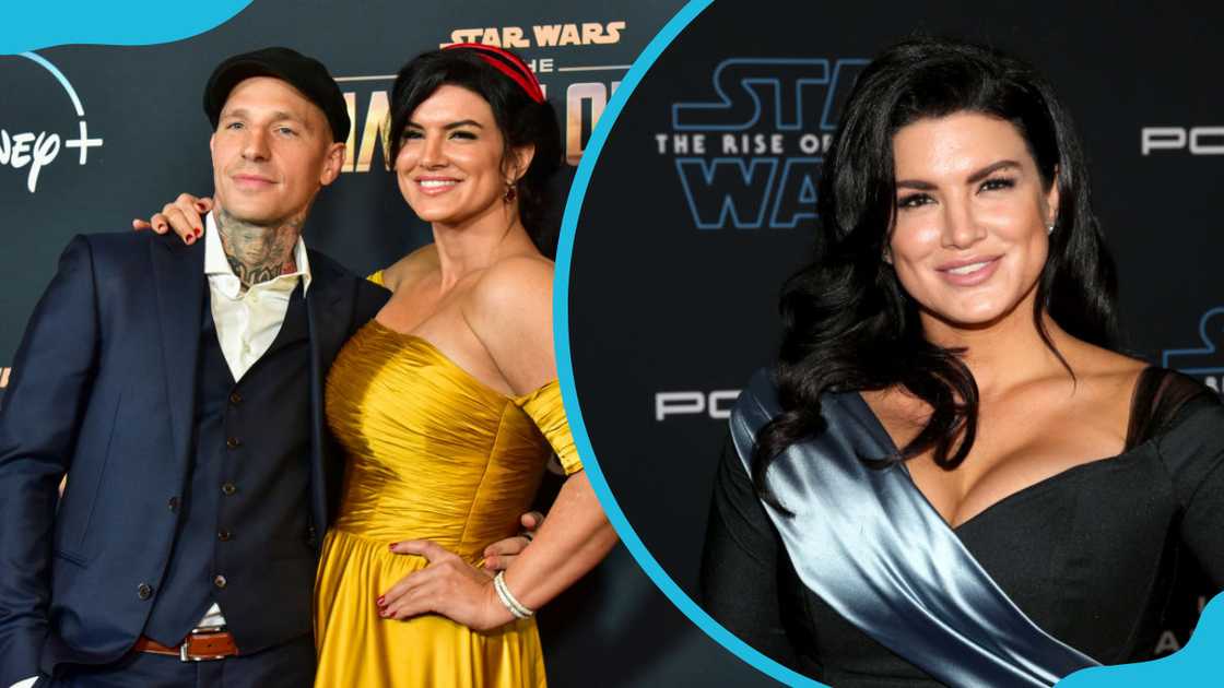 Gina Carano and Kevin attend the premiere of Disney+'s "The Mandalorian" and Gina attends the Premiere of "Star Wars: The Rise of Skywalker" Gina Carano and Kevin attend the premiere of Disney+'s "The Mandalorian" and Gina attends the Premiere of "Star Wars: The Rise of Skywalker"