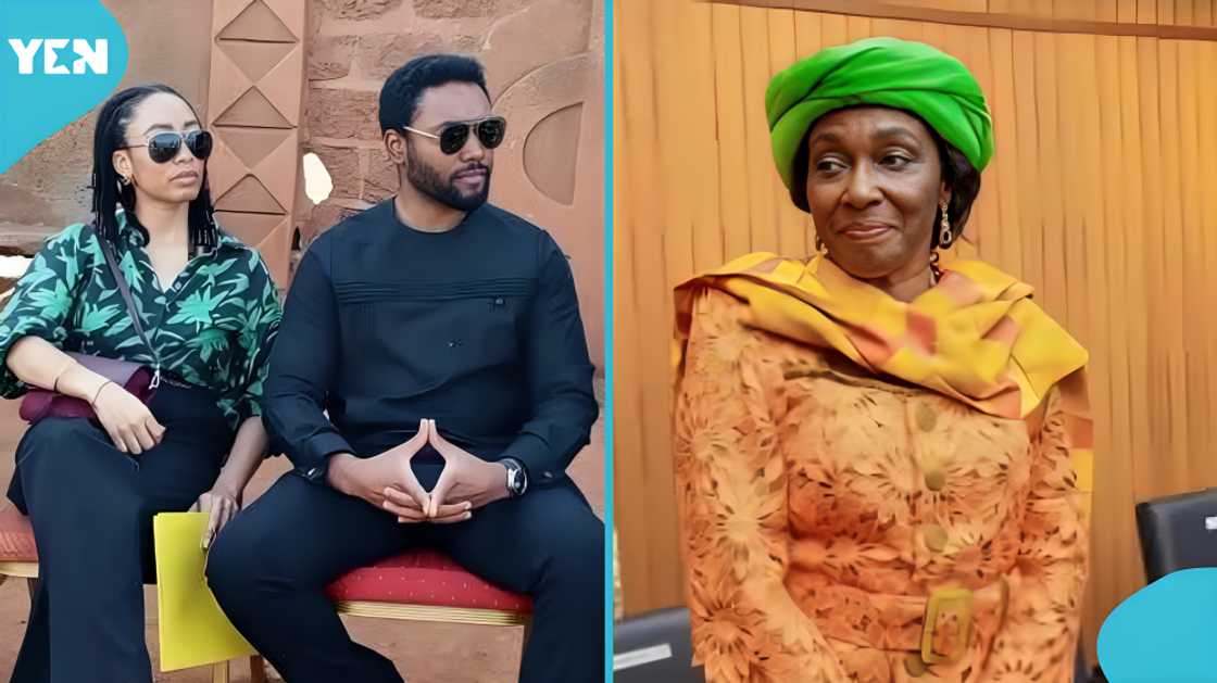 State funeral, Black Star Square, Ghana, Jerry John Rawlings, Former First Lady, Naana Konadu Agyemang Rawlings, Kimathi Rawlings, Kimathi's wife State funeral, Black Star Square, Ghana, Jerry John Rawlings, Former First Lady, Naana Konadu Agyemang Rawlings, Kimathi Rawlings, Kimathi's wife