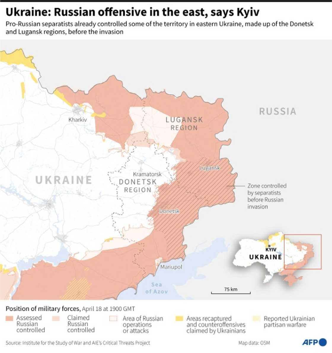 Ukraine: Russian offensive in the east says Kyiv Ukraine: Russian offensive in the east says Kyiv