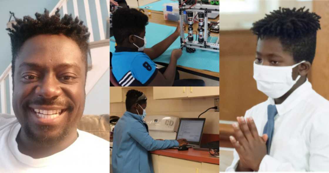 Dreadlock saga: Dad flexes son with dreads who spends his time coding and building robots Dreadlock saga: Dad flexes son with dreads who spends his time coding and building robots