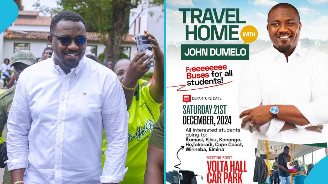 John Dumelo, University of Ghana, Free buses, Ayawaso West Wuogon, MP-elect