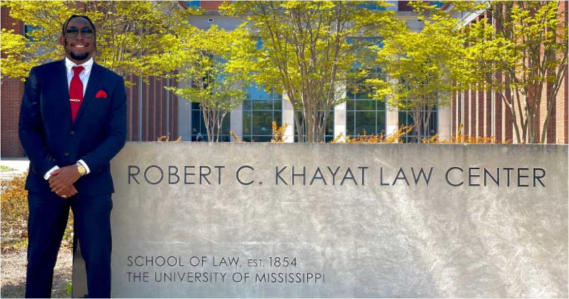 Black excellence: Young Black man celebrates as he bags law degree from top US university, set to graduate Black excellence: Young Black man celebrates as he bags law degree from top US university, set to graduate