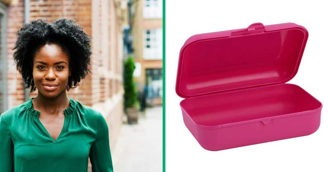 A lady destroyed her child's lunbox in a TikTok video. A lady destroyed her child's lunbox in a TikTok video.