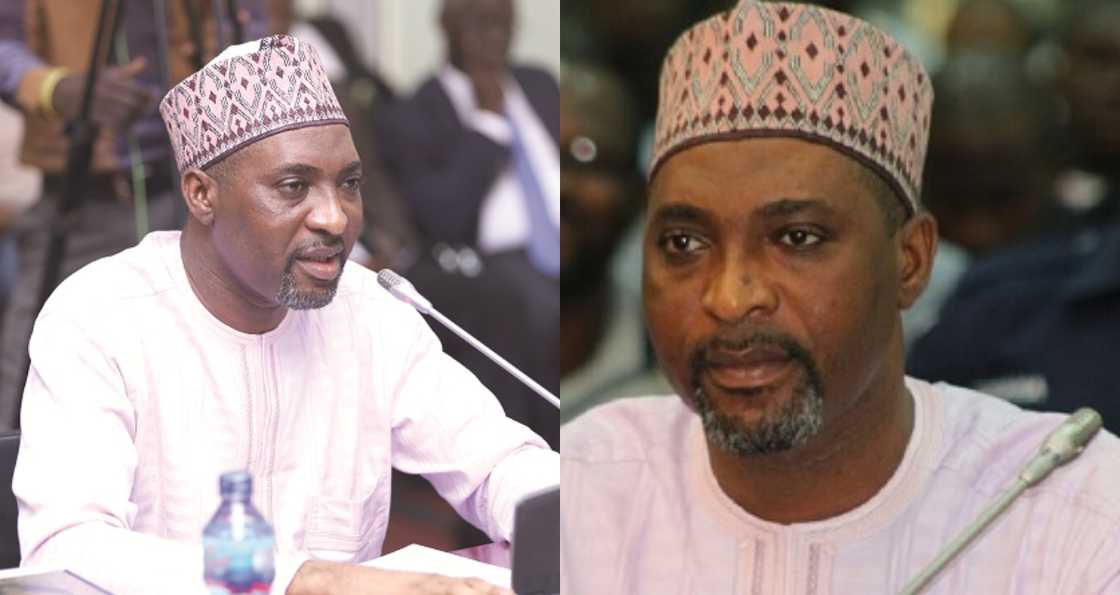 Election 2020: Minority Chief whip, Muntaka Mubarak allows 6-year-old daughter to thumbprint his ballots