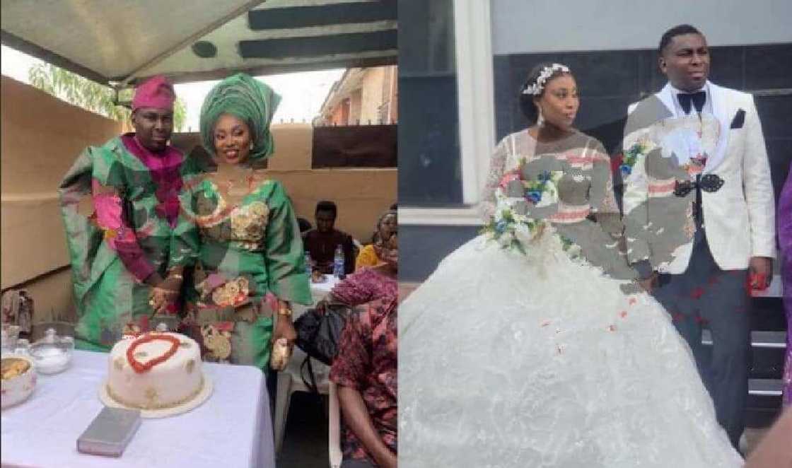 Oladimeji Oluwatosin says her husband, Emmanuel Egba lied his way into marrying her. Oladimeji Oluwatosin says her husband, Emmanuel Egba lied his way into marrying her.