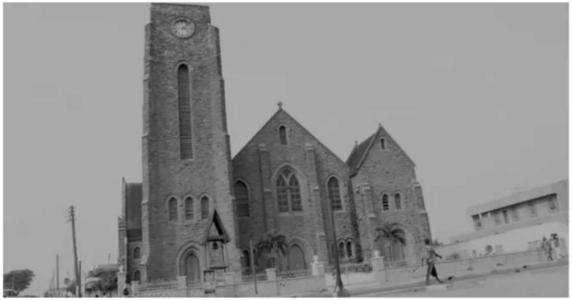 An old photo of the Methodist Cathedral