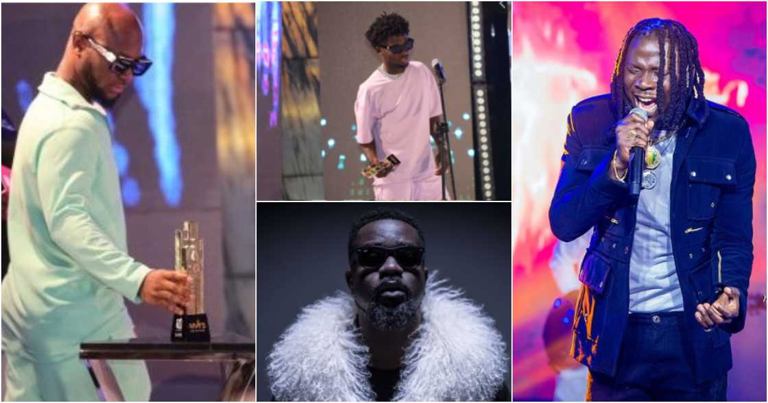 Full list: Stonebwoy, Sarkodie, Kuami Eugene, Yaw Tog, others, win big at 4Syte MVAS21 Awards Full list: Stonebwoy, Sarkodie, Kuami Eugene, Yaw Tog, others, win big at 4Syte MVAS21 Awards