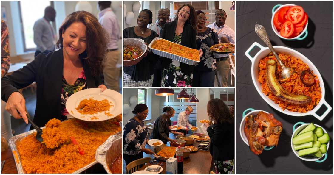 Norway’s Ambassador to Ghana Ingrid Mollestad releases photos from Jollof Day at the embassy. Norway’s Ambassador to Ghana Ingrid Mollestad releases photos from Jollof Day at the embassy.