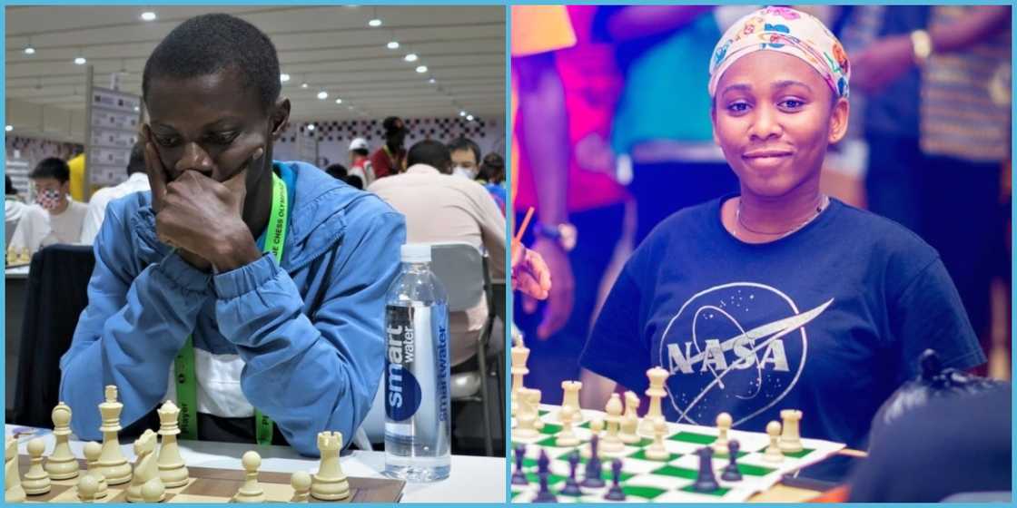 Kwabena Adu-Poku And Gertrude Banini WIN 2023 Ghanaian Chess Championship