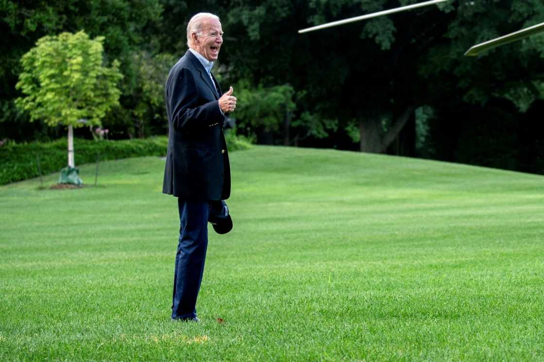 Biden, 79, had tested positive for Covid and returned to isolation on July 30, in a result doctors attributed to 'rebound' positivity from his earlier bout of the illness