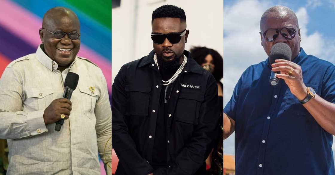 Sarkodie replies as Akufo-Addo as he praises his Happy Day song; bigs up Mahama