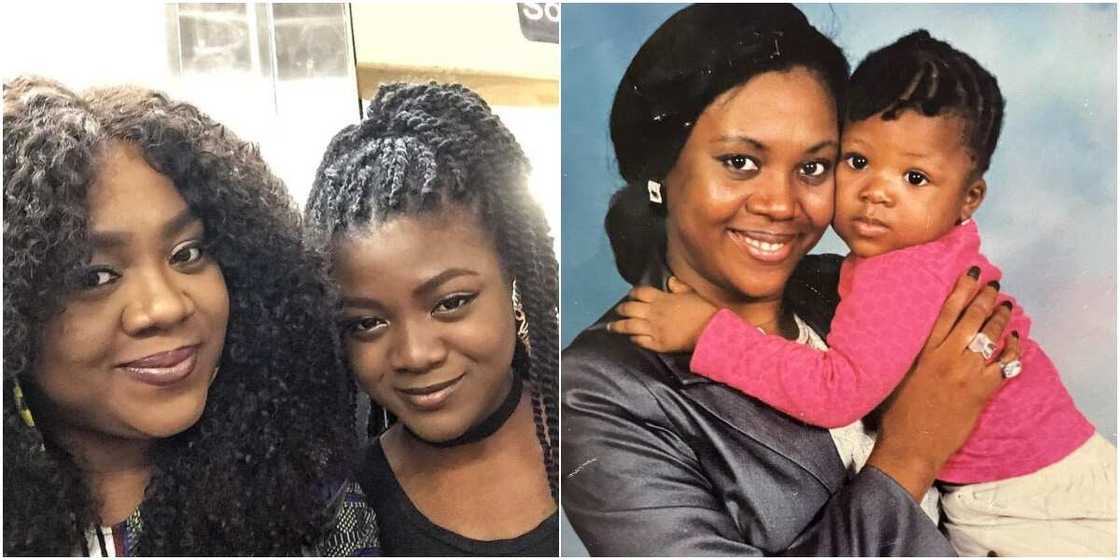 Stella Damasus and daughter