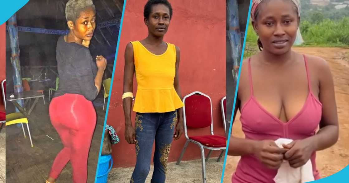 Kwaku Manu: Reformed Addict Abigail Tells Actor How She Got Hooked On Narcotics, Sad Video Draws Tears Kwaku Manu: Reformed Addict Abigail Tells Actor How She Got Hooked On Narcotics, Sad Video Draws Tears