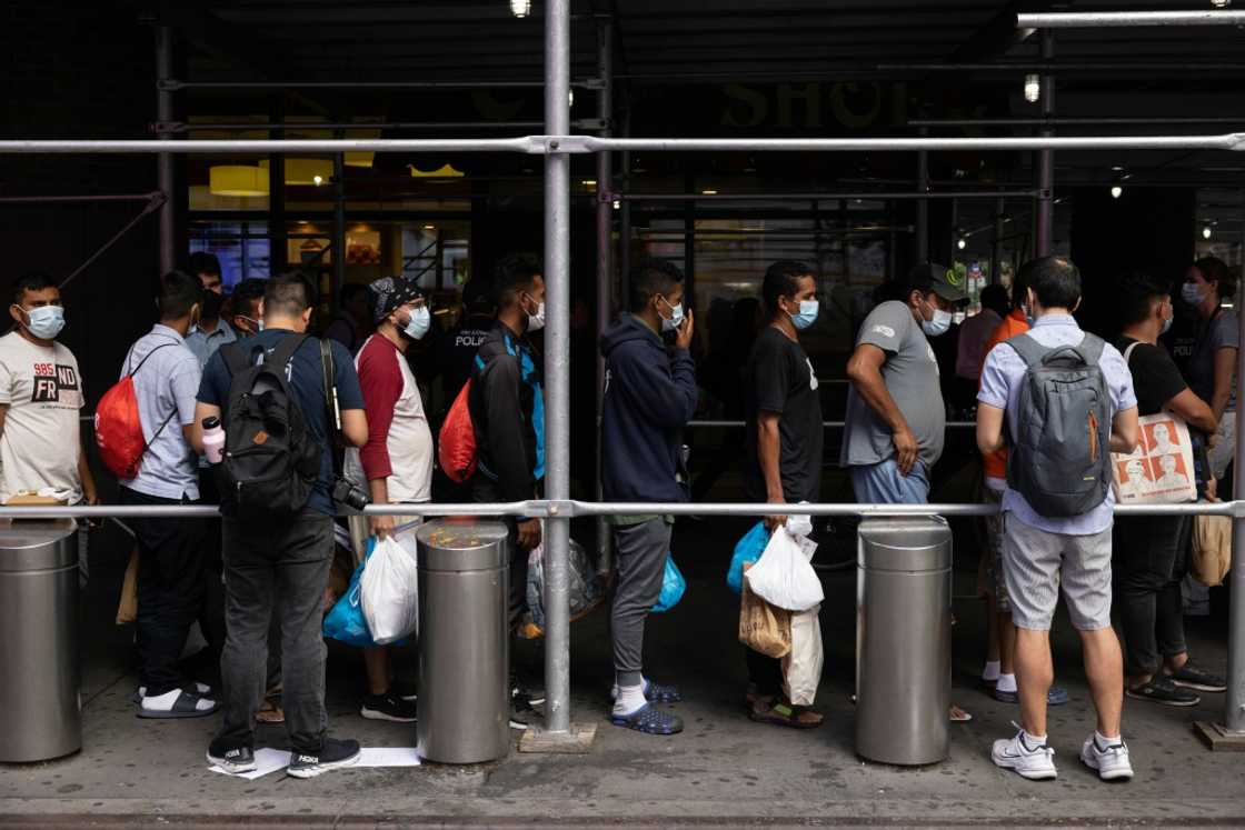 Some of the asylum seekers are women and children but many are single men, the majority Venezuelans, who arrive with all of their belongings in a plastic bag or small backpack following a grueling trip that can last some four months Some of the asylum seekers are women and children but many are single men, the majority Venezuelans, who arrive with all of their belongings in a plastic bag or small backpack following a grueling trip that can last some four months