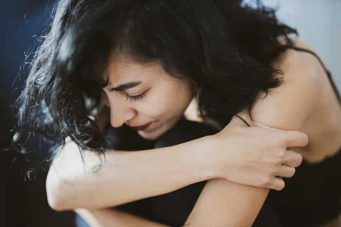 Crying woman