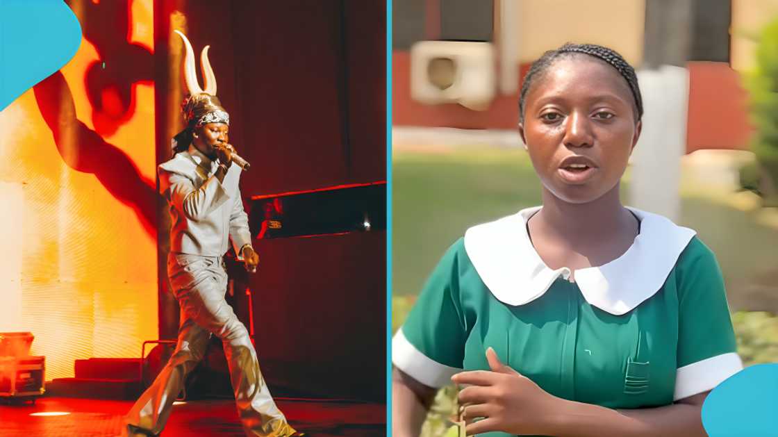 Queen Jern, Silent Samurai, Ghanaian nurse, viral TikTok, music and healthcare, rap videos, nurse uniform performance, Stonebwoy, creative content creator, nursing career and music