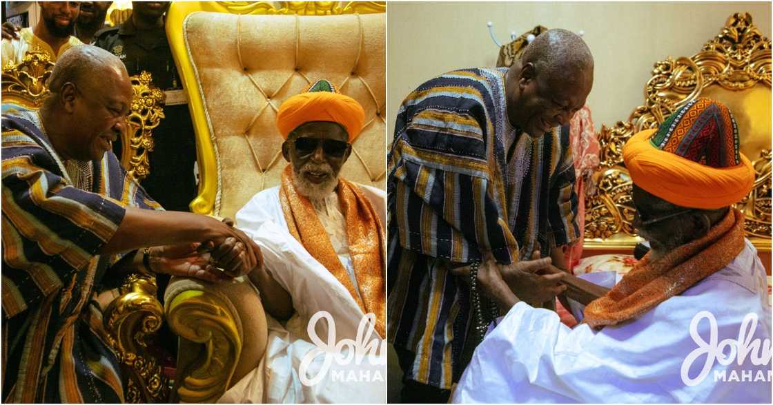 John Mahama interacts with Chief Imam John Mahama interacts with Chief Imam