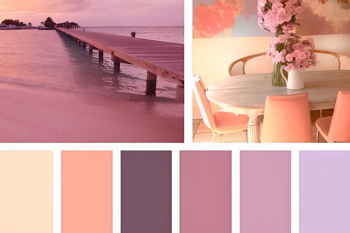 Peachy summer colours Peachy summer colours