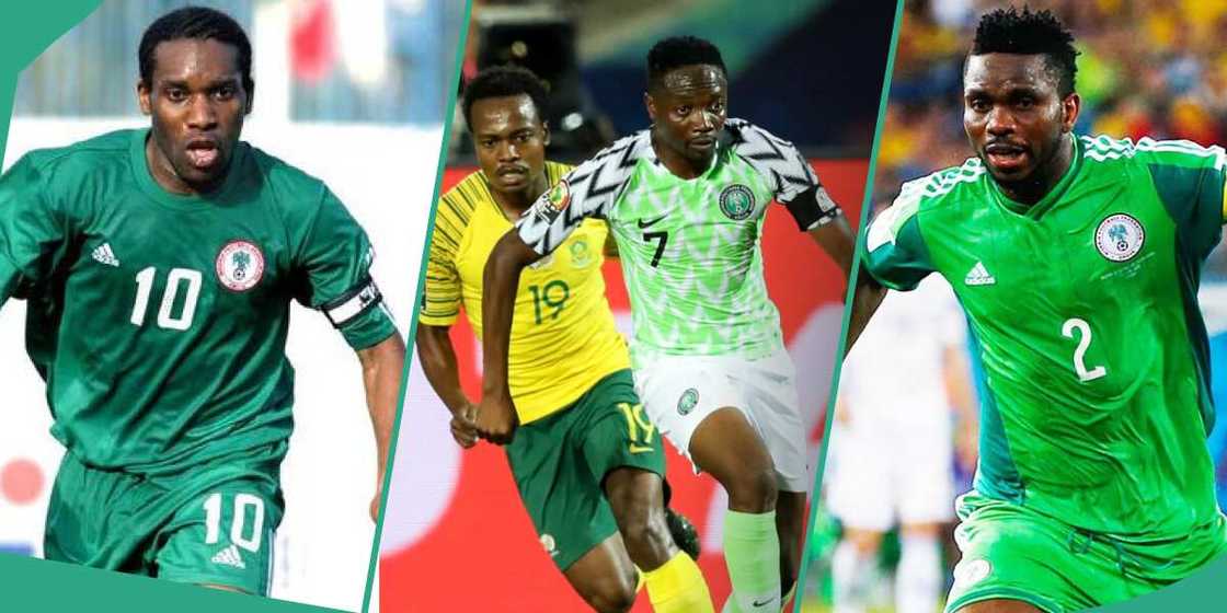Jay Jay Okocha, Super eagles vs Bafana Bafana, Joseph Yobo Jay Jay Okocha, Super eagles vs Bafana Bafana, Joseph Yobo