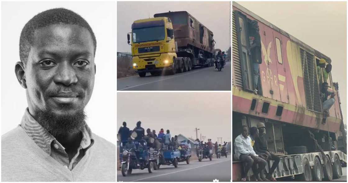 Joy as Ibrahim Mahama arrives in Tamale with first-ever trains.