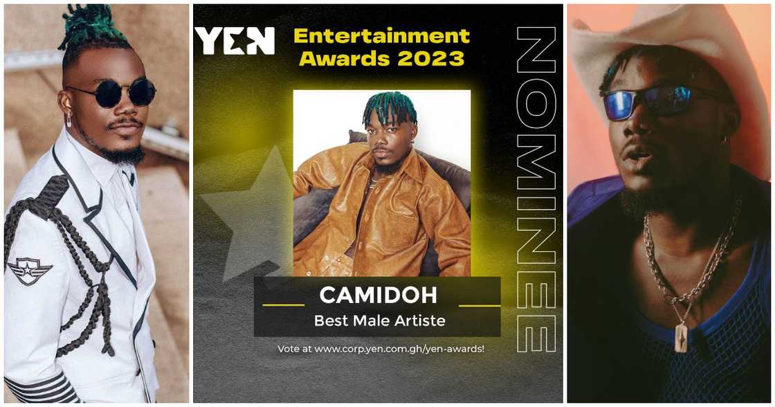 YEN Entertainment Awards: Camidoh Speaks on Nomination - I Have Done a Lot This Year YEN Entertainment Awards: Camidoh Speaks on Nomination - I Have Done a Lot This Year