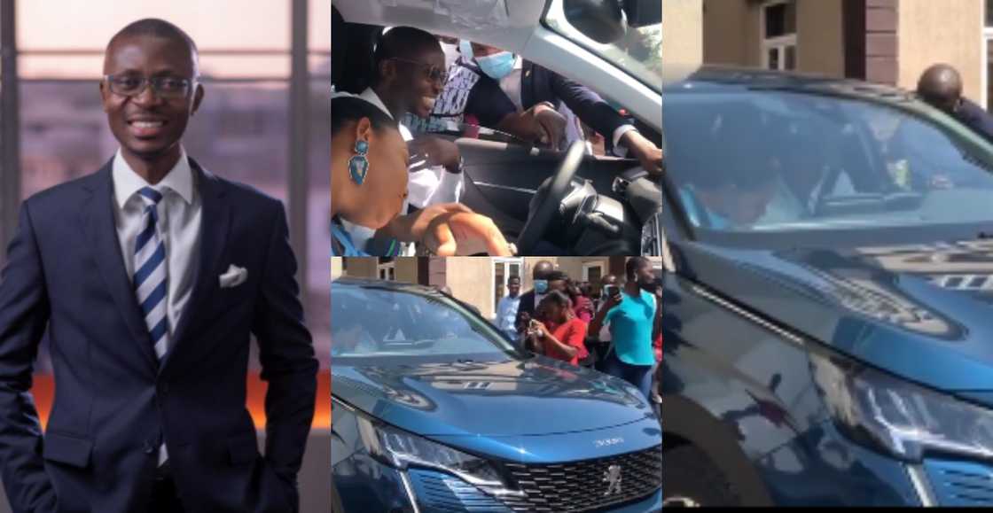 CITI FM/TV's Bernard Avle gets plush Peugeot car as birthday gift as he clocks 40
