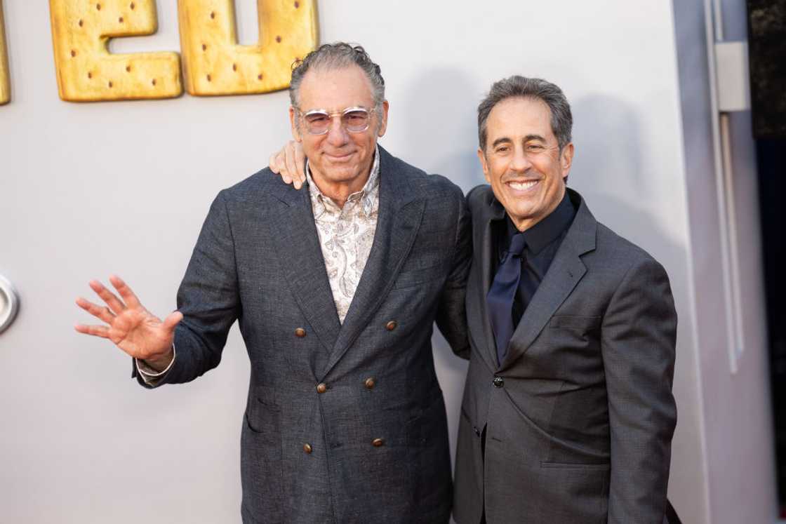 Michael Richards (L) at the Los Angeles Premiere of Netflix's UNFROSTED movie Michael Richards (L) at the Los Angeles Premiere of Netflix's UNFROSTED movie