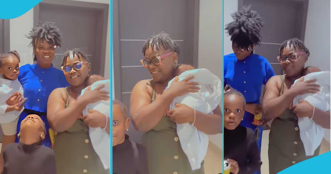 Nana Yaa Brefo, Nana Yaa Brefo's twins, Media personality, Onua FM, Ghana, Social media Nana Yaa Brefo, Nana Yaa Brefo's twins, Media personality, Onua FM, Ghana, Social media