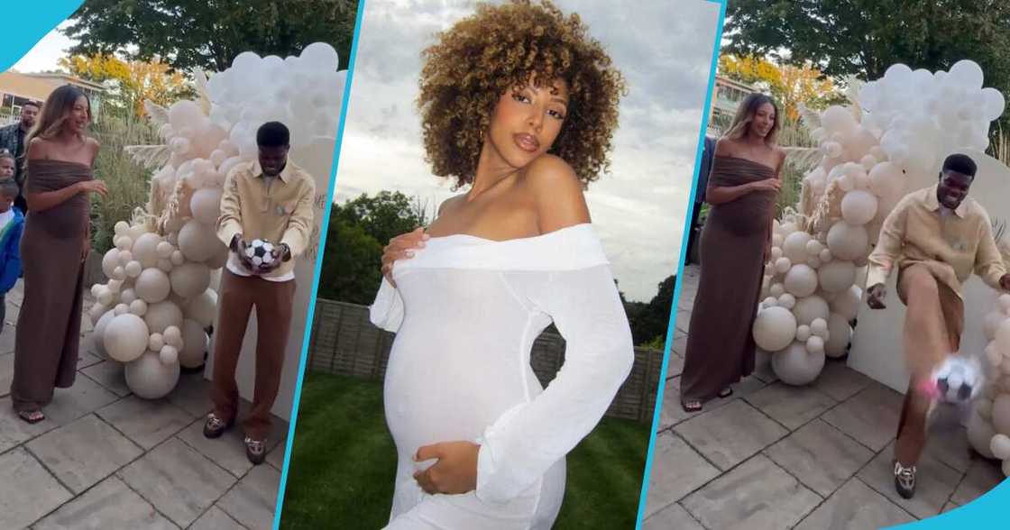 Thomas Partey and his lover Janine Mackson Thomas Partey and his lover Janine Mackson